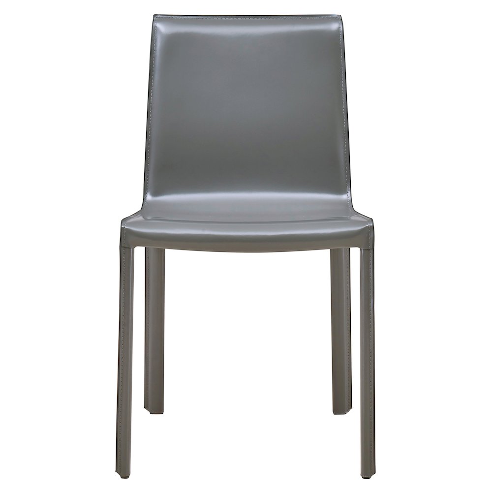 Gervin Recycled Leather Chair, (Set of 2)