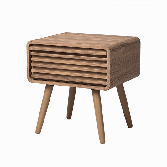Wilson Slat Accent Table - Terra Oak