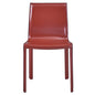 Gervin Recycled Leather Chair, (Set of 2)