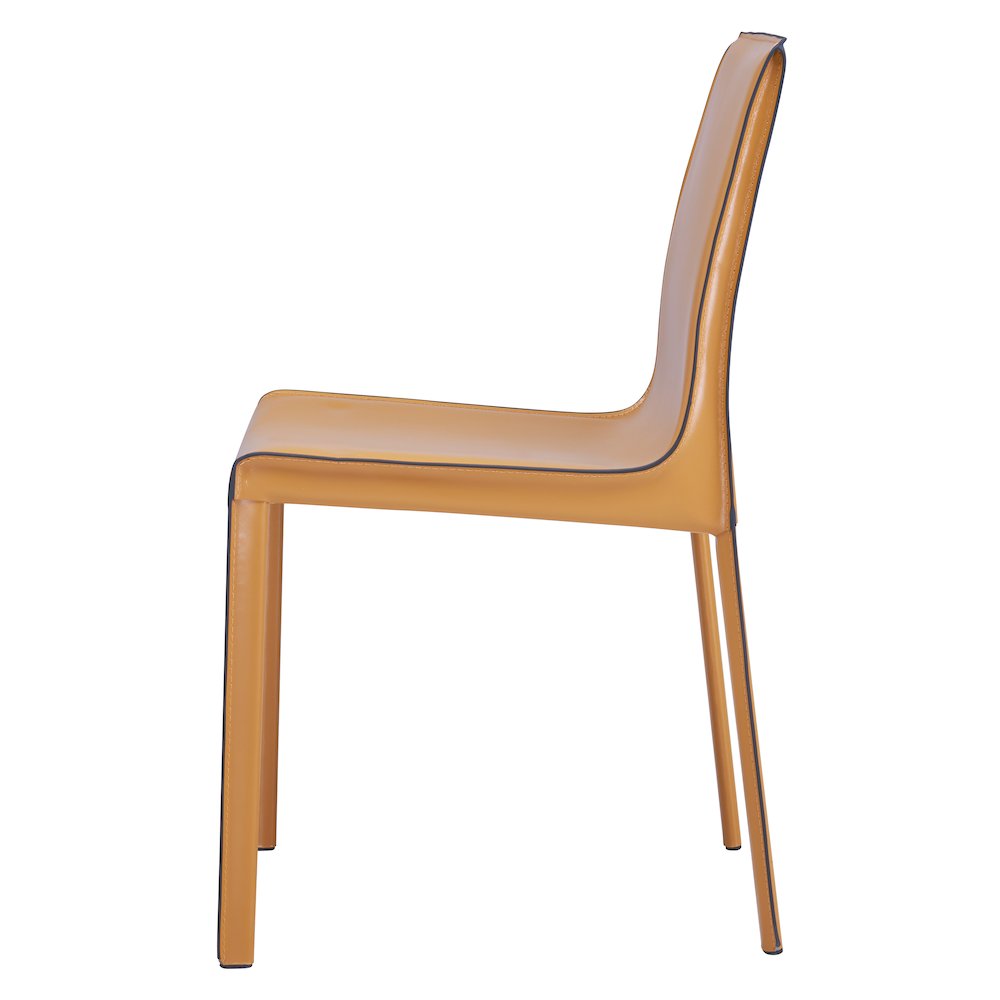 Gervin Recycled Leather Chair, (Set of 2)