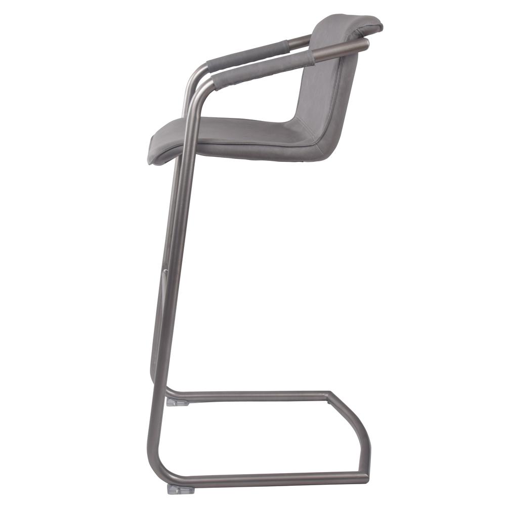 Indy PU Leather Bar Stool, (Set of 2)