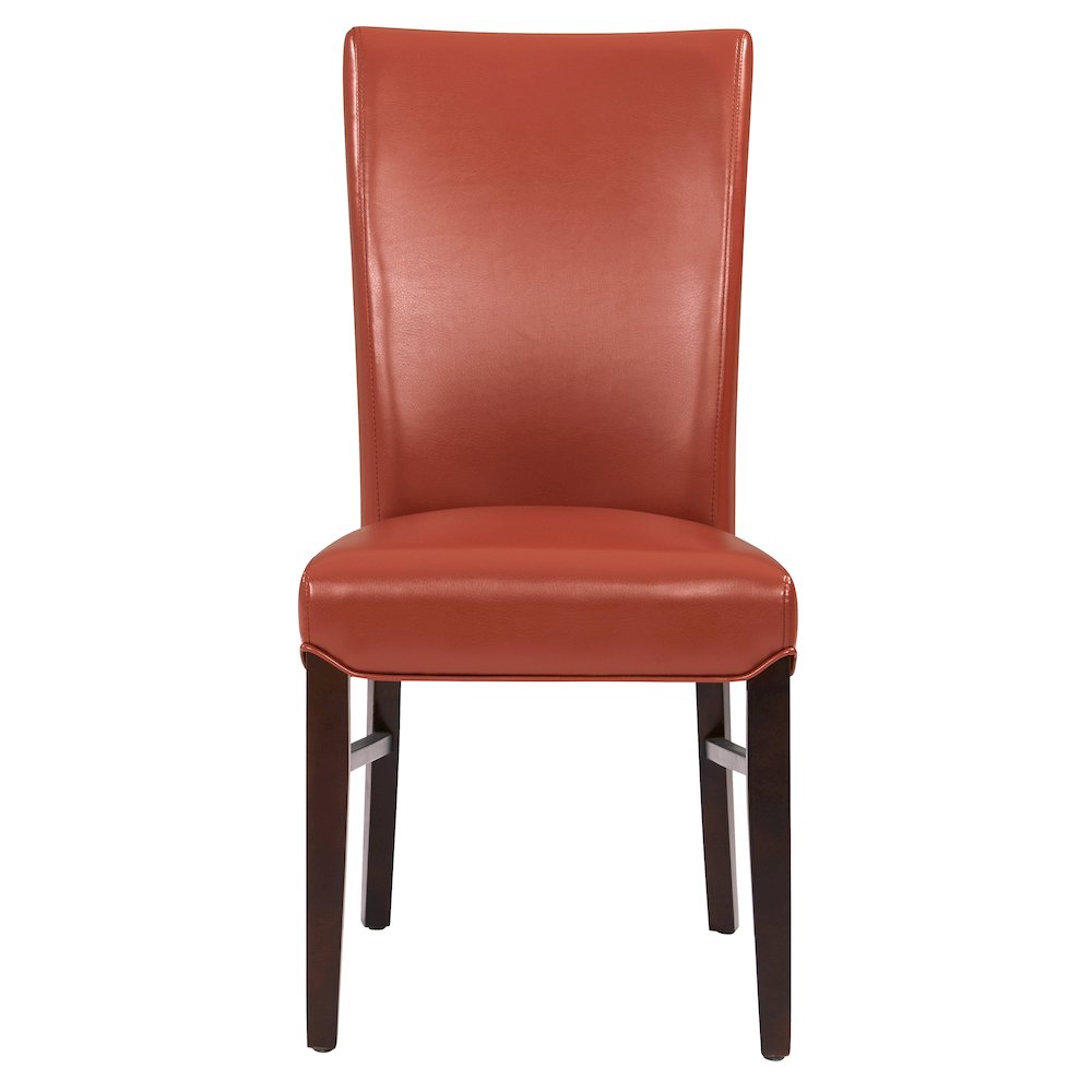Milton Bonded Leather Dining Side Chair, (Set of 2)