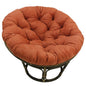 Rattan 42-Inch Papasan Chair with Micro Suede Cushion