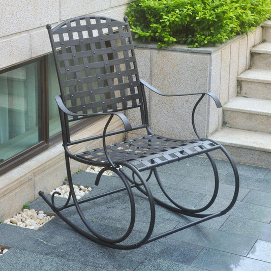 Santa Fe Iron Nailhead Rocker