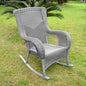 San Tropez Resin Wicker/ Aluminum Rocking Chair, Weathered Grey