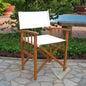 Set of Two Directors Chair with Mission Style Arms