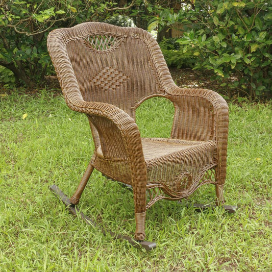 Resin Wicker Indoor/Outdoor Rocker
