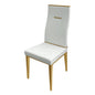 Dining Chair With Brushed Gold Base, Set Of 4