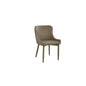 Upholstered Dining Chair With Tufted Seat, Light Gray, Set Of 4