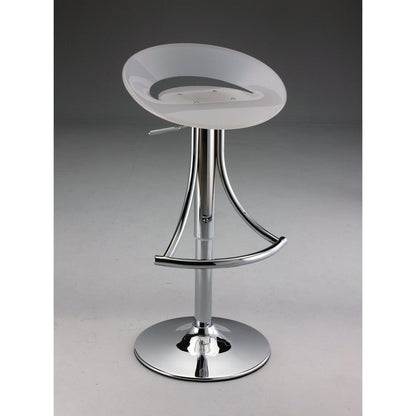 Arcrylic Bar Stool, Milky