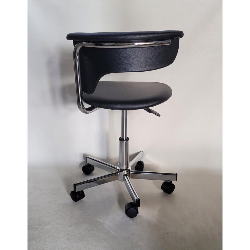 Pvc Office Chair, 19.5"X19.5"X26"-30"H