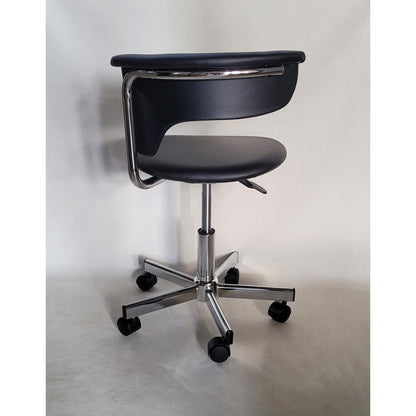 Pvc Office Chair, 19.5"X19.5"X26"-30"H