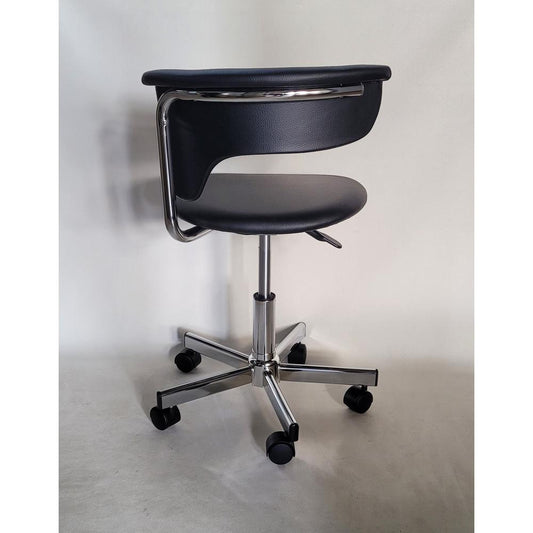 Pvc Office Chair, 19.5"X19.5"X26"-30"H