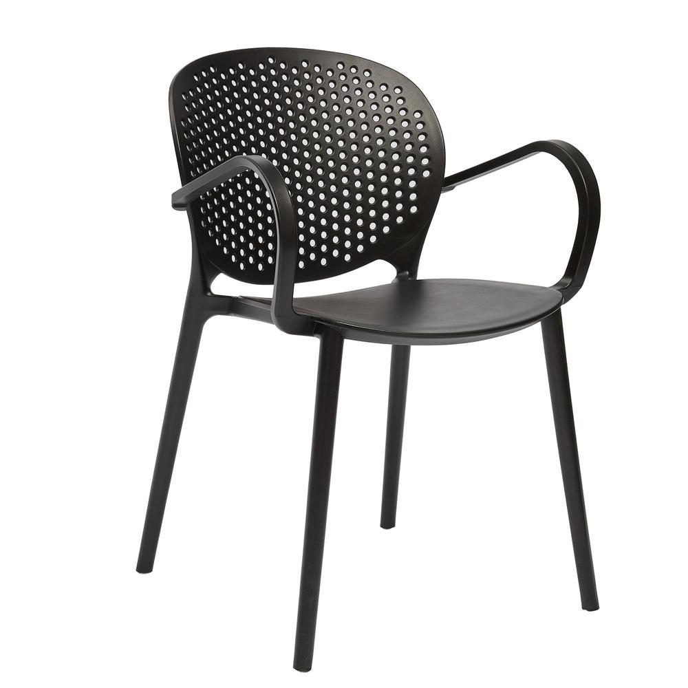 Midcentury Polypropylene Arm Chair, Set Of 4