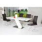 Pu Dining Chair With Chrome Base