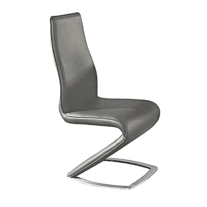 18"X24"X41" High Back Chair W/ Chrome Base, Set Of 2