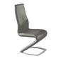 18"X24"X41" High Back Chair W/ Chrome Base, Set Of 2