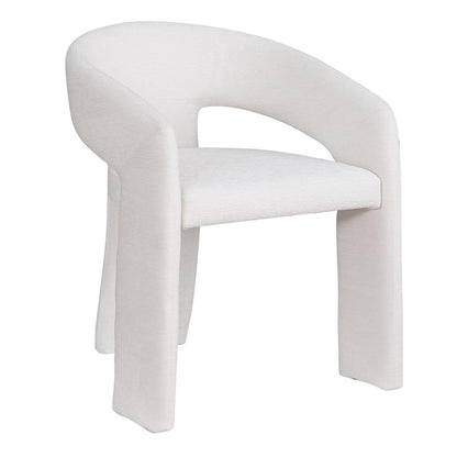 Cai Cream Velvet Accent Chair