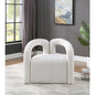 Troilus Cream Boucle Fabric Accent Chair