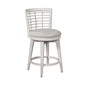 Beach Comber Counter Height Swivel Stool - Weathered White