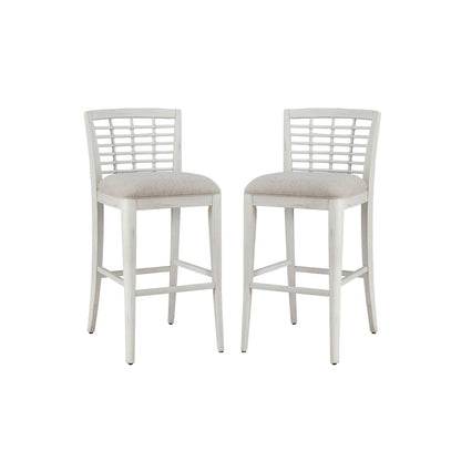 Beach Comber Bar Stool - Set of 2 - White