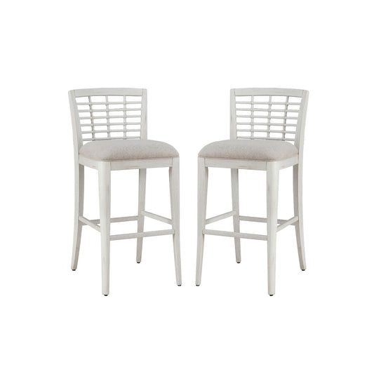 Beach Comber Bar Stool - Set of 2 - White