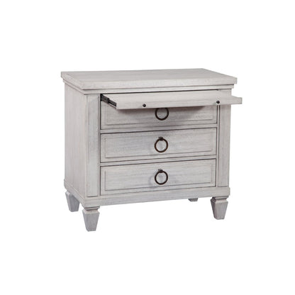 Salter Path 3-Drawer Nightstand - White with Grain