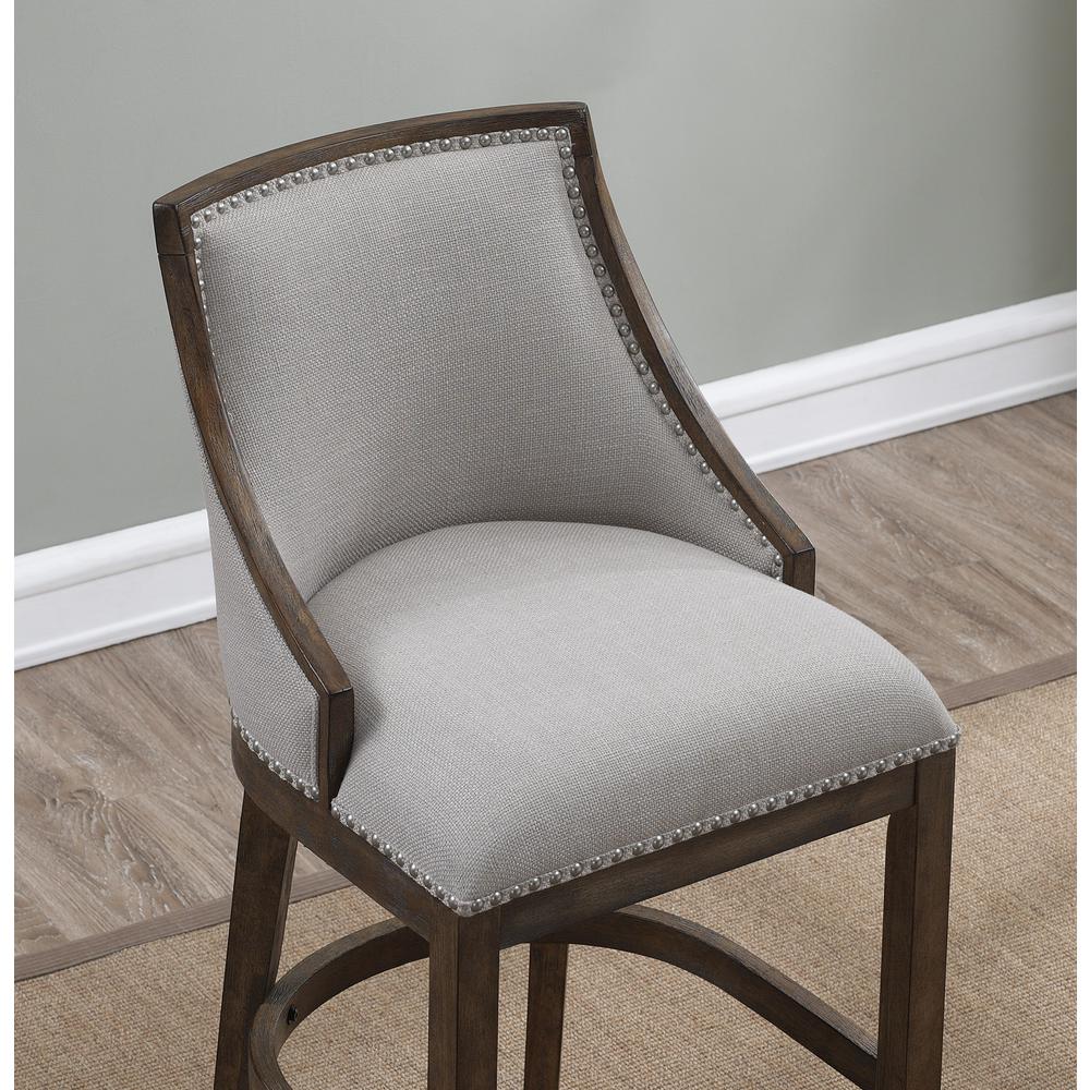Brewer 30" Stool - Drift Brown