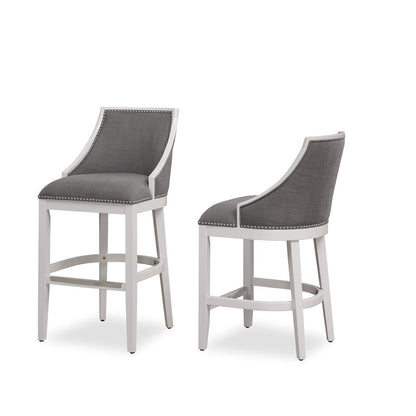 Keller 26" Stool - Off White Finish