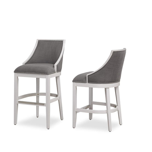 Keller 26" Stool - Off White Finish