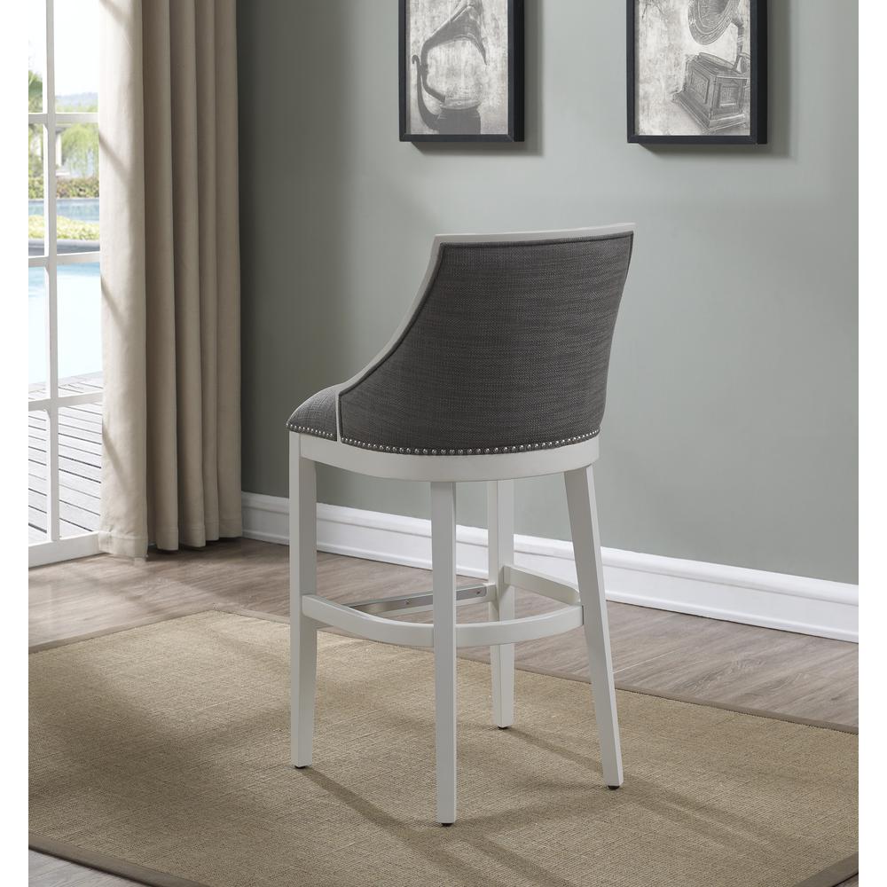 Keller 30" Stool - Off White Finish