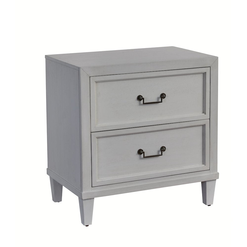 Dunescape 2-Drawer Nightstand - White