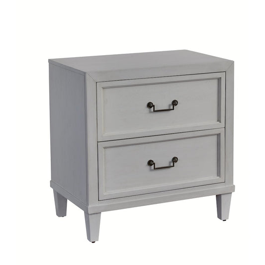 Dunescape 2-Drawer Nightstand - White