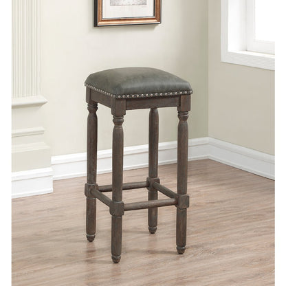 Bronson 30" Backless Stool - Driftwood
