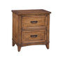 Oakdale 2-Drawer Nightstand - Honey Oak