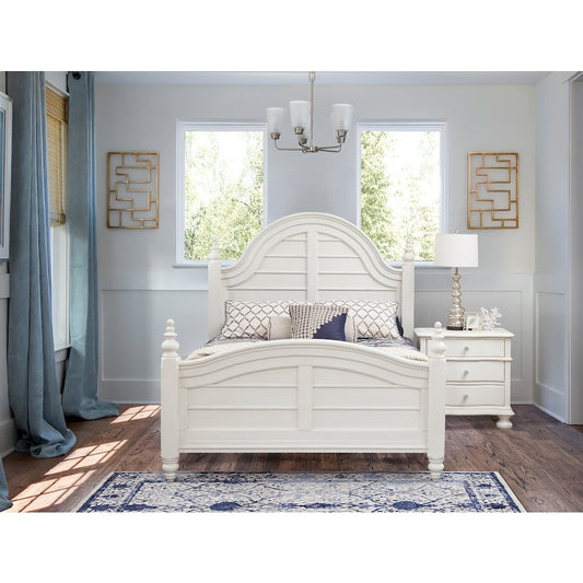 Rodanthe 3-Drawer Nightstand - Dove White