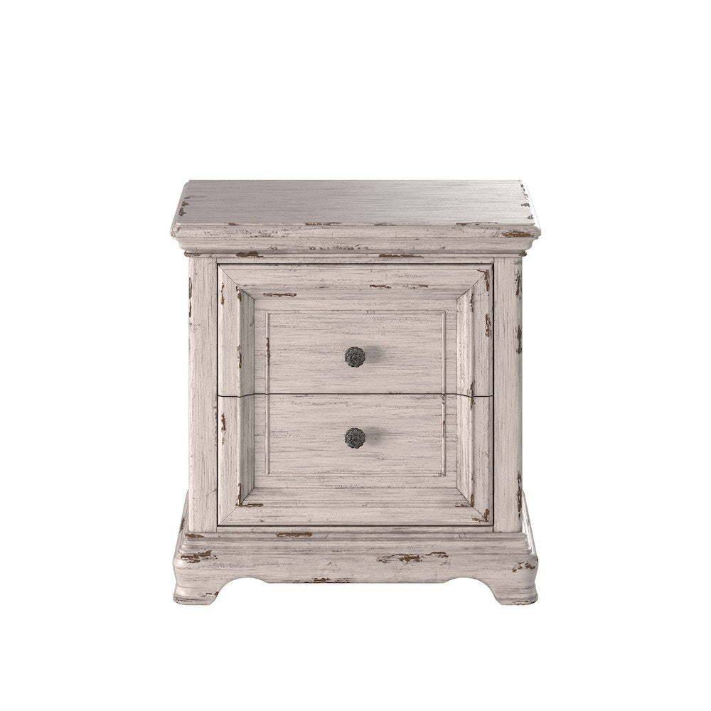 Providence 2-Drawer Nightstand - Antique White