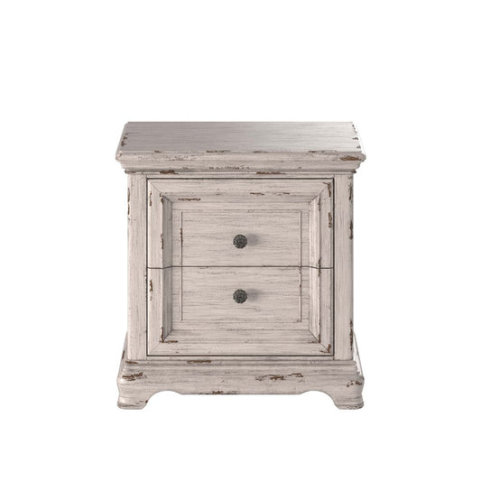 Providence 2-Drawer Nightstand - Antique White