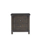 Farmwood 2-Drawer Nightstand - Whiskey Barrell