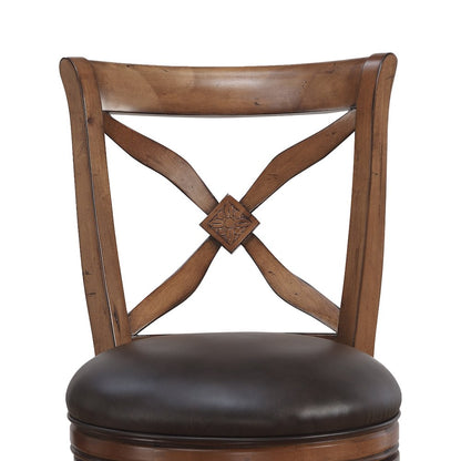 Provence 34" Swivel Stool - Light Oak