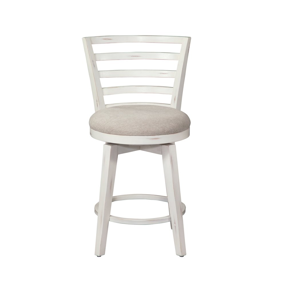 Meadowbrook Counter Height Swivel Stool - Whitewashed