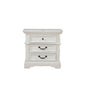 Stonebrook 3-Drawer Nightstand - Distressed Antique White