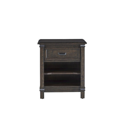 Farmwood 1-Drawer Nightstand - Whiskey Barrell