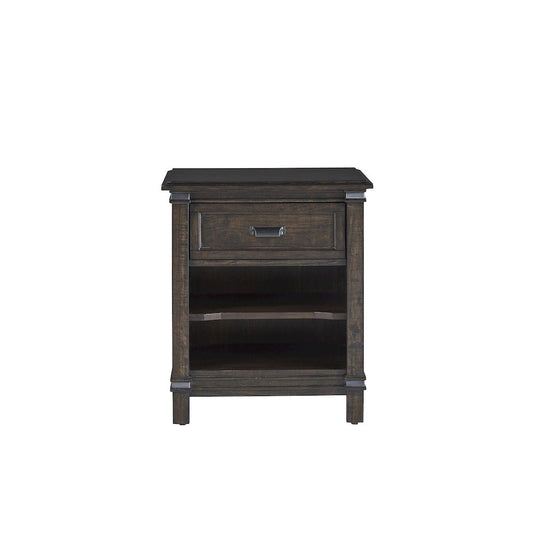Farmwood 1-Drawer Nightstand - Whiskey Barrell