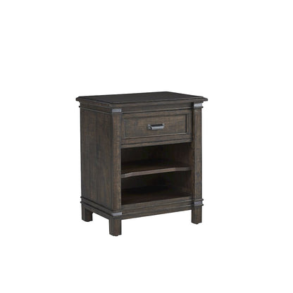 Farmwood 1-Drawer Nightstand - Whiskey Barrell