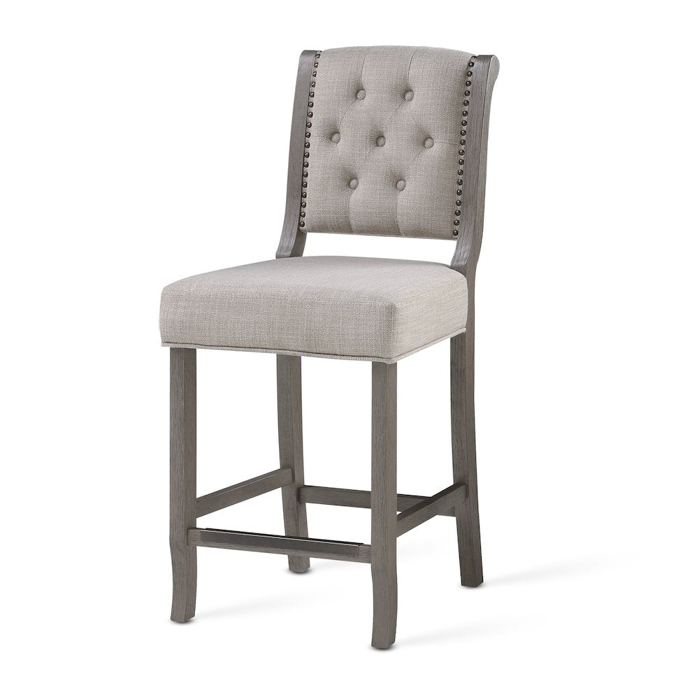 Luxe 26" Stool - Gray