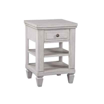 Salter Path 1-Drawer Nightstand - White with Grain