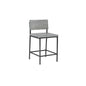 Wood/Metal Bar Stool - Gray- A103-42G