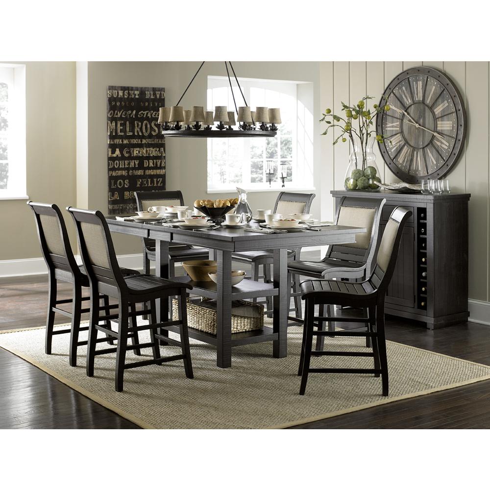 Counter Upholstered Chair , Set of 2