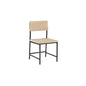 Wood/Metal Dining Chair - Natural- A103-41N